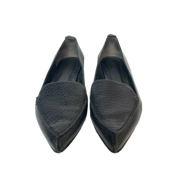 Barneys New York Pointed Toe Leather Loafer - Picture 5 of 12